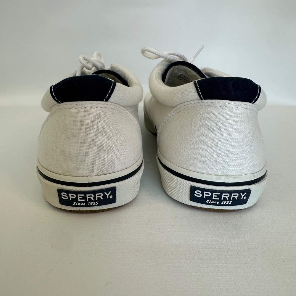 Sperry Top-Sider Mens White Canvas Boat Shoes Sneakers Size‎ 12 STS22131 - Picture 4 of 16